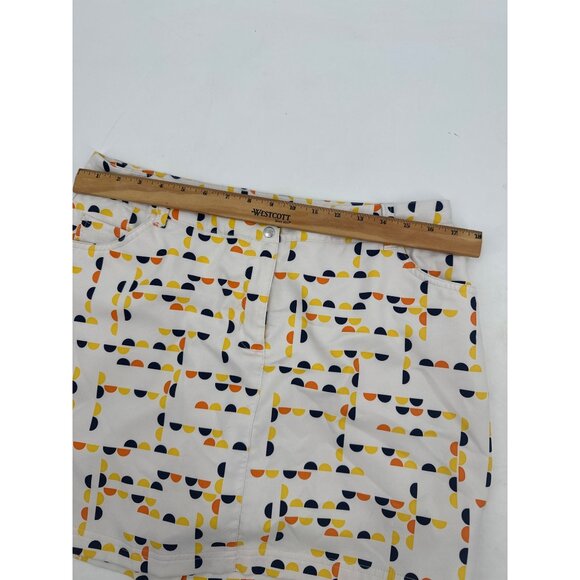 Slazenger Womens Geo Skort Size 10 Stretch Multicolor Built-In Shorts Lightweigh - Picture 6 of 7